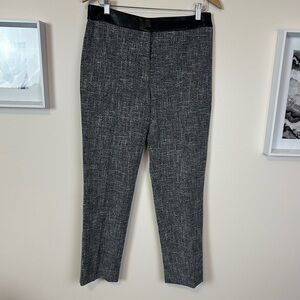 Karl Lagerfeld Charcoal Textured Dress Pants